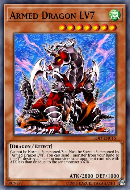 Armed Dragon LV7 Decks And Ruling YuGiOh Duel Links GameA