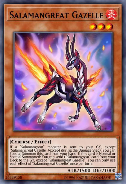 Salamangreat Gazelle Yugioh Duel Links Gamea