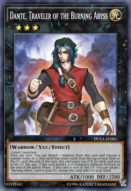 Dante Traveler Of The Burning Abyss Decks And Tips Yugioh Duel