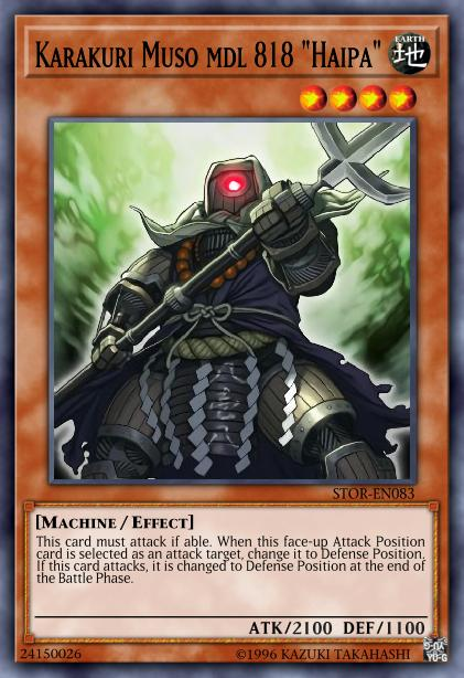 Yu-Gi-Oh! – Karakuri Muso Mdl 818 Haipa (STOR-EN083) – Storm Of Ragnarok