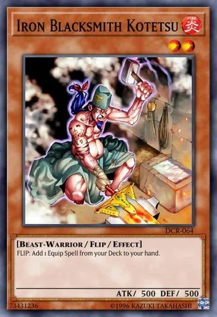 iron blacksmith kotetsu deck and rulings yugioh duel list of skills