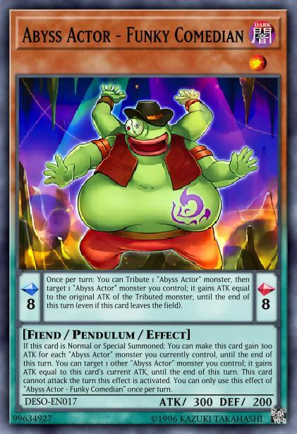 Abyss Actor Funky Comedian Deck And Rulings Yugioh Duel Links