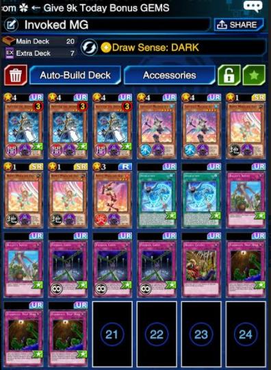 yugioh legacy of the duelist deck recipes