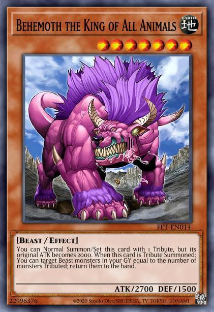 Behemoth the King of All Animals | Decks and Tips | YuGiOh! Duel Links -  GameA